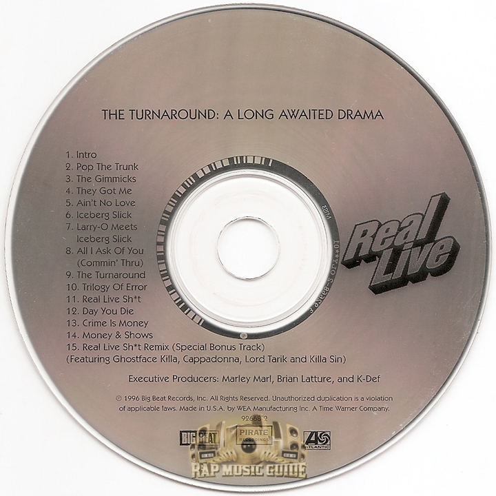 Real Live - The Turnaround: A Long Awaited Drama: CD | Rap Music Guide